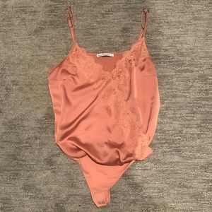 A&F Satin Bodysuit